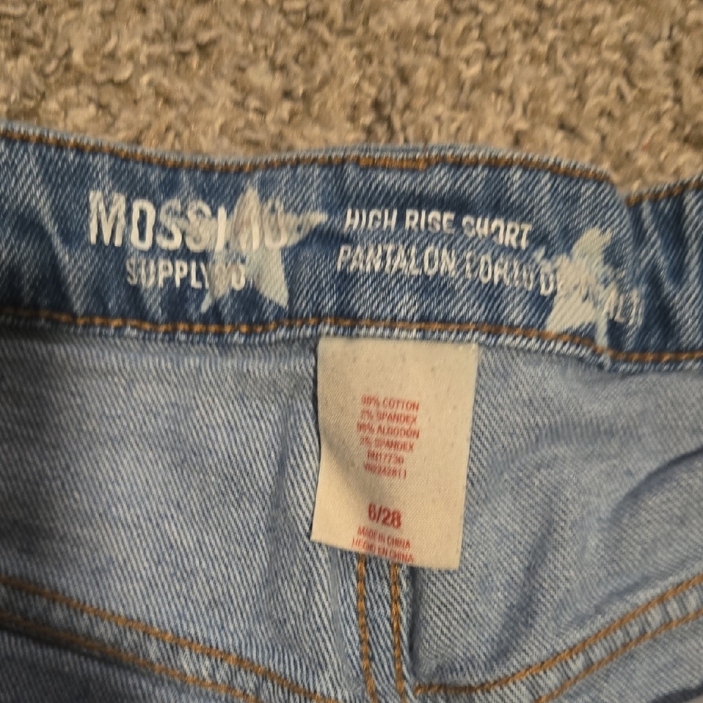 Mossimo Supply Co. Starry Blue Jean Shorts - Picture 2 of 5